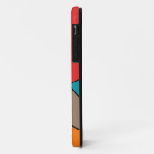 MOSAICストライプ三角形のIII色+アイディア Case-Mate iPhoneケース (裏面/左)