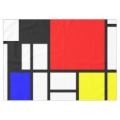 MOSAIC長方形の正方形の色I +あなたのアイディア テーブルクロス (正面(横))