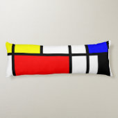 MOSAIC長方形の正方形の色I +あなたのアイディア ボディピロー (裏面)