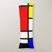 MOSAIC長方形の正方形の色I +あなたのアイディア ボディピロー (正面縦)