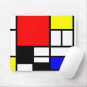 MOSAIC長方形の正方形の色I +あなたのアイディア マウスパッド (マウス)