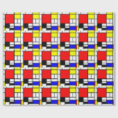 MOSAIC長方形の正方形の色I +あなたのアイディア ラッピングペーパー (フラット)