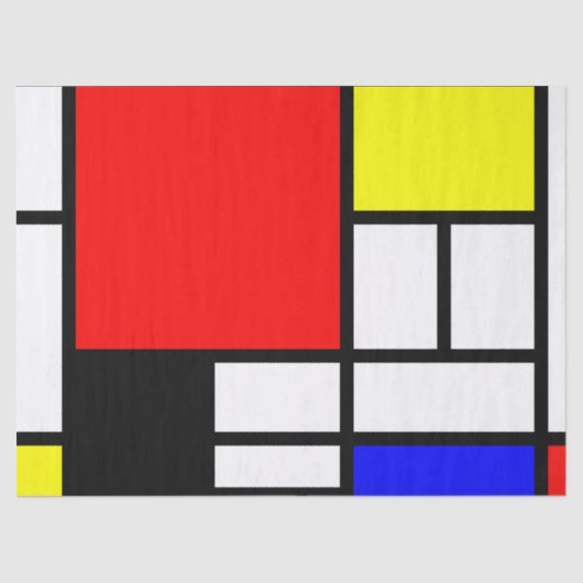 MOSAIC長方形の正方形の色I +あなたのアイディア 薄葉紙 (正面)