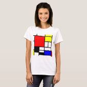 MOSAIC長方形の正方形の色I +あなたのアイディア Tシャツ (正面フル)
