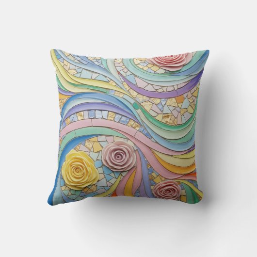 Mosaic 12 クッション (裏面)