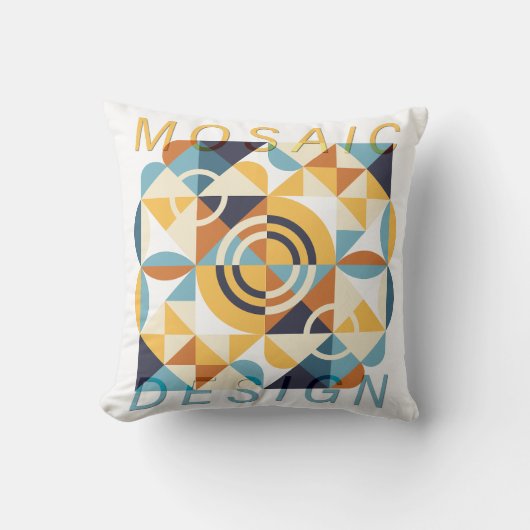 Mosaic Art Pattern クッション (正面)
