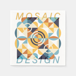 Mosaic Art Pattern スタンダードカクテルナプキン