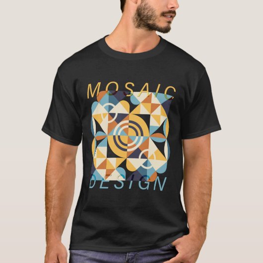 Mosaic Art Pattern Tシャツ (正面)