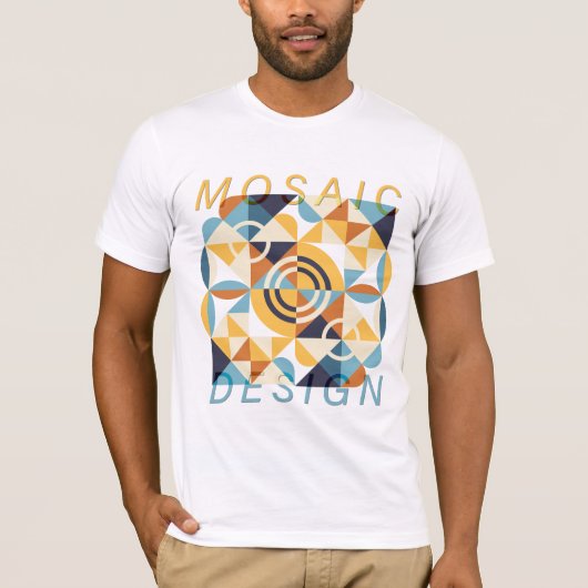 Mosaic Art Pattern Tシャツ (正面)