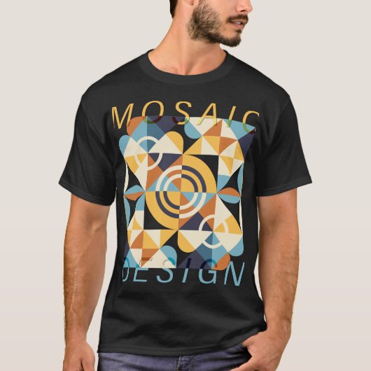 Mosaic Art Pattern Tシャツ (正面)