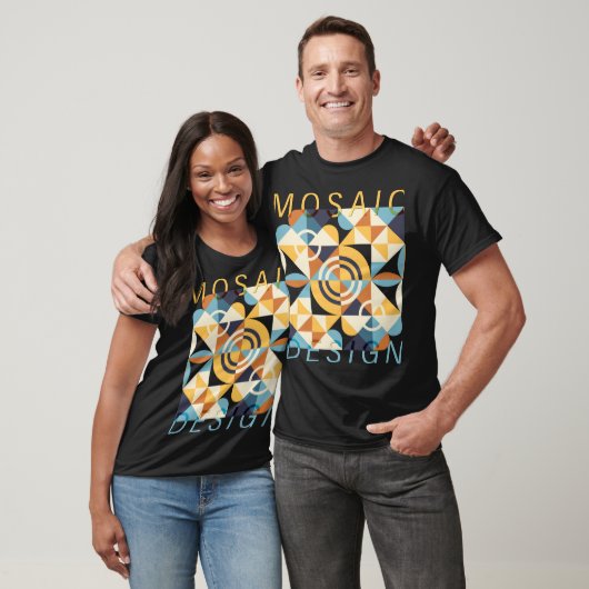 Mosaic Art Pattern Tシャツ (ユニセックス)