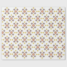 Mosaic Cross Pattern ラッピングペーパー