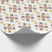 Mosaic Cross Pattern ラッピングペーパー (角)