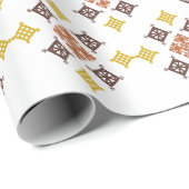 Mosaic Cross Pattern ラッピングペーパー (ロールコーナー)