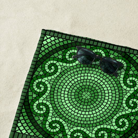 Mosaic Design ビーチタオル (インサイチュ)