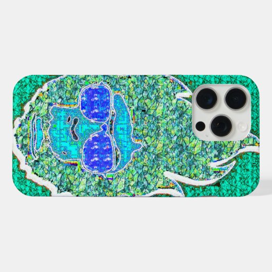 Mosaic Face Case iPhoneケース (裏面横)