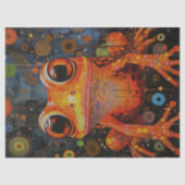 Mosaic Frog Decoupage 薄葉紙 (正面)