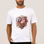 Mosaic Heart of Love Tシャツ (正面)