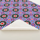 Mosaic Legacy: Andalusian Moroccan Zellige Art シェルパブランケット (3/4)