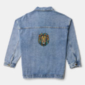 Mosaic Lioness Denim Jacket  Bold & Fearless Style デニムジャケット (裏面)