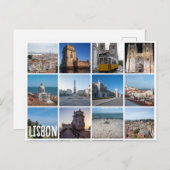 Mosaic Lisbonの写真，ポルトガル ポストカード (正面/裏面)
