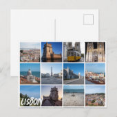Mosaic Lisbonの写真,ポルトガル ポストカード (正面/裏面)