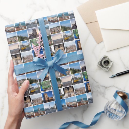 Mosaic Lisbonの写真，ポルトガル ラッピングペーパー (ギフト)