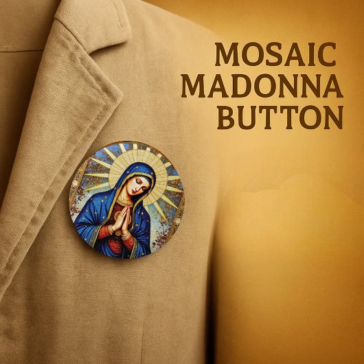 Mosaic Madonna 缶バッジ