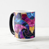 Mosaic Mug Fancy Coffee Mug モーフィングマグカップ (正面左)