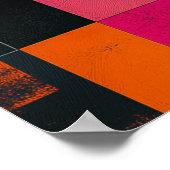 Mosaic of Her Silence — Painterly Blocks ポスター (角)