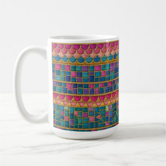 Mosaic pattern mug コーヒーマグカップ