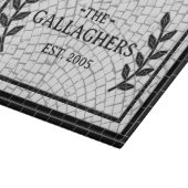 Mosaic Print Personalized Name カッティングボード (角)