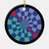 Mosaic Radiance (Circular) セラミックオーナメント (正面)