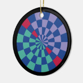 Mosaic Radiance (Circular) セラミックオーナメント (左)
