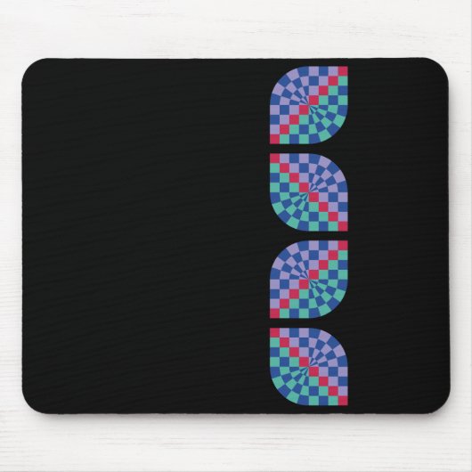 Mosaic Radiance (Linear) マウスパッド (正面)