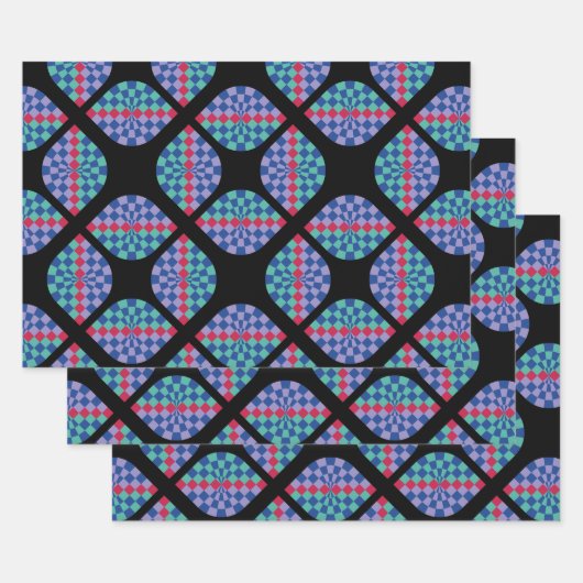 Mosaic Radiance Tiles ラッピングペーパーシート (セット)