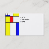 MOSAIC RECTANGLES squaresカラーII +あなたのアイディア 名刺 (裏面)