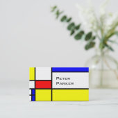 MOSAIC RECTANGLES squaresカラーII +あなたのアイディア 名刺 (スタンド正面)