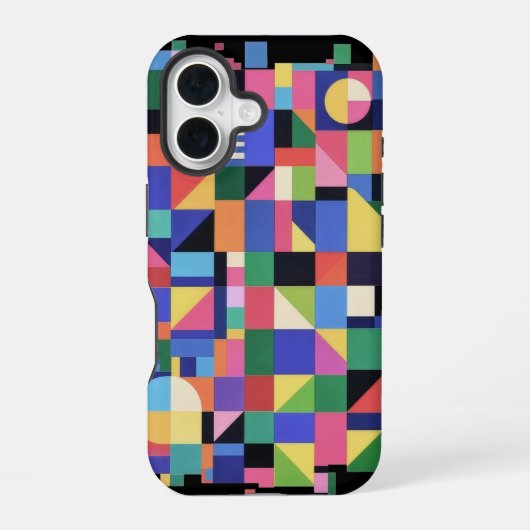 Mosaic Spectrum iPhone 16ケース (裏面)