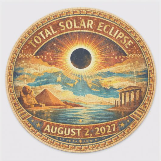 Mosaic Style 2027 Eclipse シール (正面)