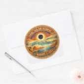 Mosaic Style 2027 Eclipse スクエアシール (封筒)