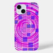 Mosaic Swirl Pink Purple iPhone Case Case-Mate iPhoneケース (裏面)