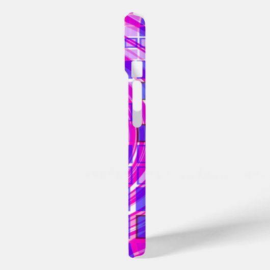 Mosaic Swirl Pink Purple iPhone Case Case-Mate iPhoneケース (裏面 / 左)