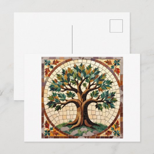 Mosaic tree ポストカード (正面/裏面)