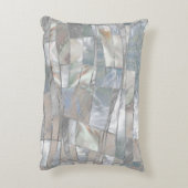 Mosaic Waves Art - Just Pearl アクセントクッション (裏面(縦))