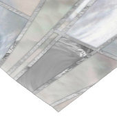 Mosaic Waves Art - Just Pearl ショートテーブルランナー (コーナー)