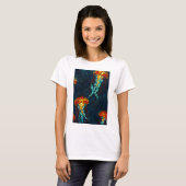 Mosaik-Quallen Tシャツ (正面フル)