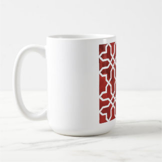 Mosaïque andalouse rouge ALHAMBRA コーヒーマグカップ