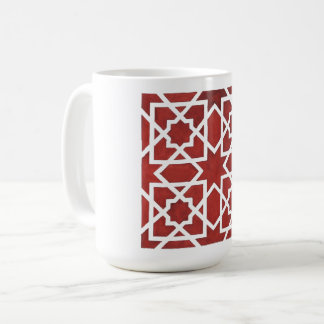 Mosaïque andalouse rouge SEVILLE コーヒーマグカップ