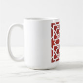 Mosaïque andalouse rouge SEVILLE コーヒーマグカップ (左)